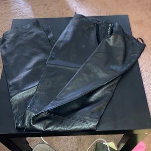 Bebe lamb skin pants.